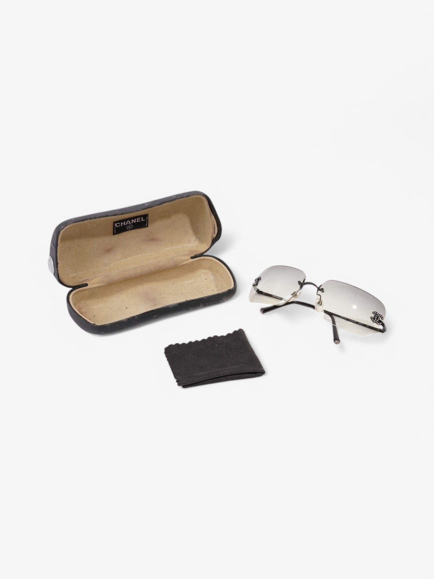 Chanel 4017-D Sunglasses Black Base Metal 120mm