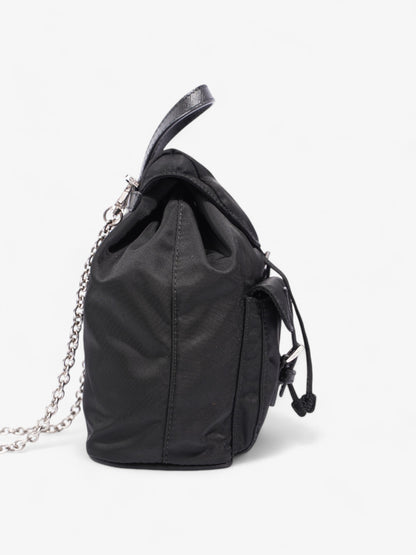 Prada Vela Backpack Black Nylon Mini