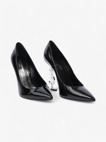 Saint Laurent Opyum Heels 110 Black Patent Leather EU 38.5 UK 5.5