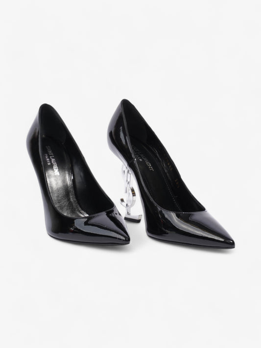 Saint Laurent Opyum Heels 110 Black Patent Leather EU 38.5 UK 5.5