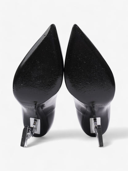 Saint Laurent Opyum Heels 110 Black Patent Leather EU 38.5 UK 5.5