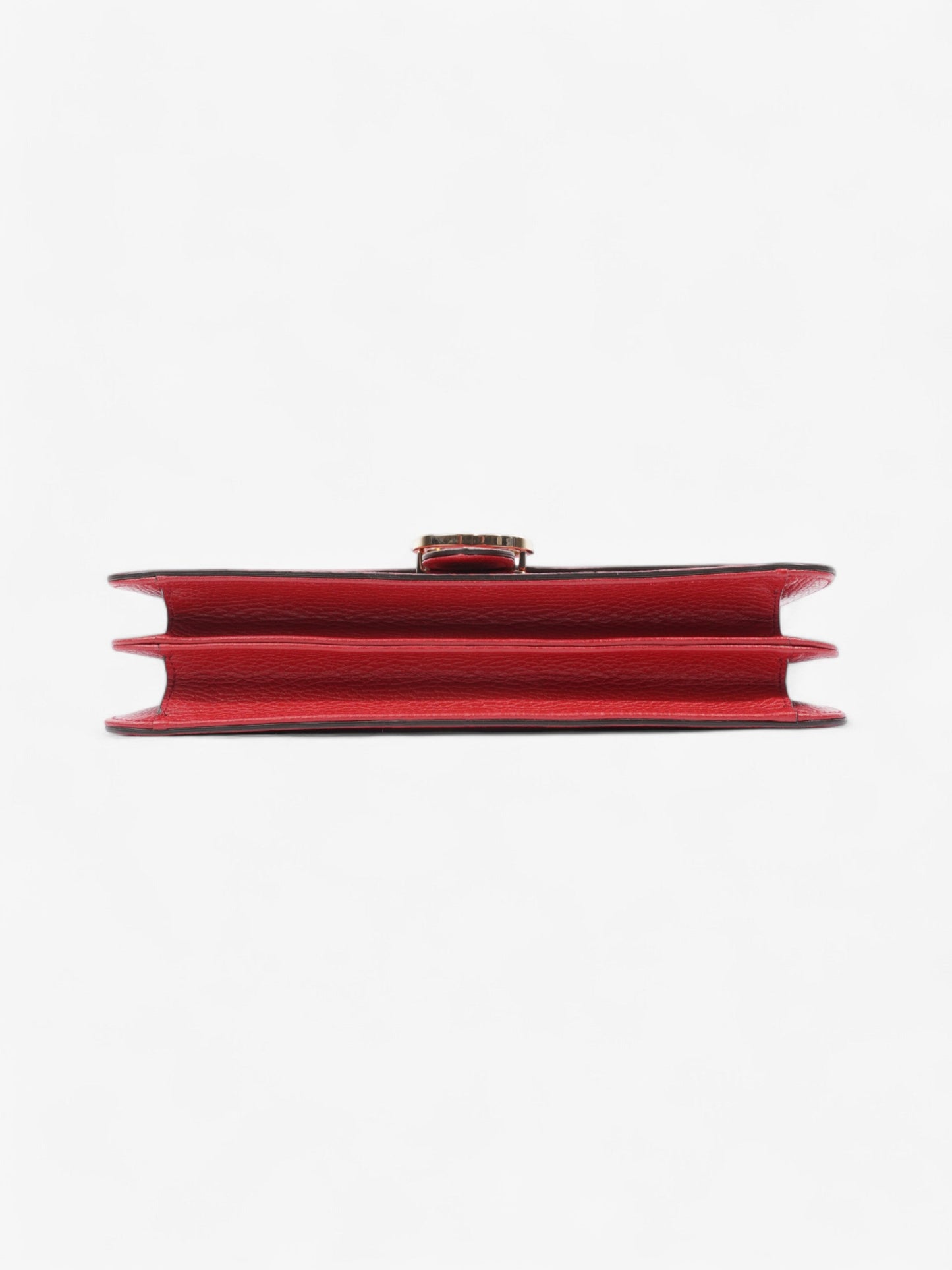 Gucci Dollar Interlocking G Red Calfskin Leather Medium
