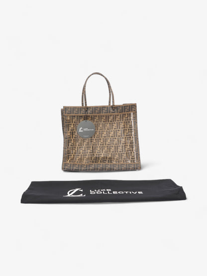 Fendi Zucca Mesh Tote Brown  Mesh