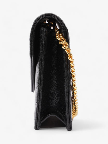 Saint Laurent Cassandra Black Matelasse Leather