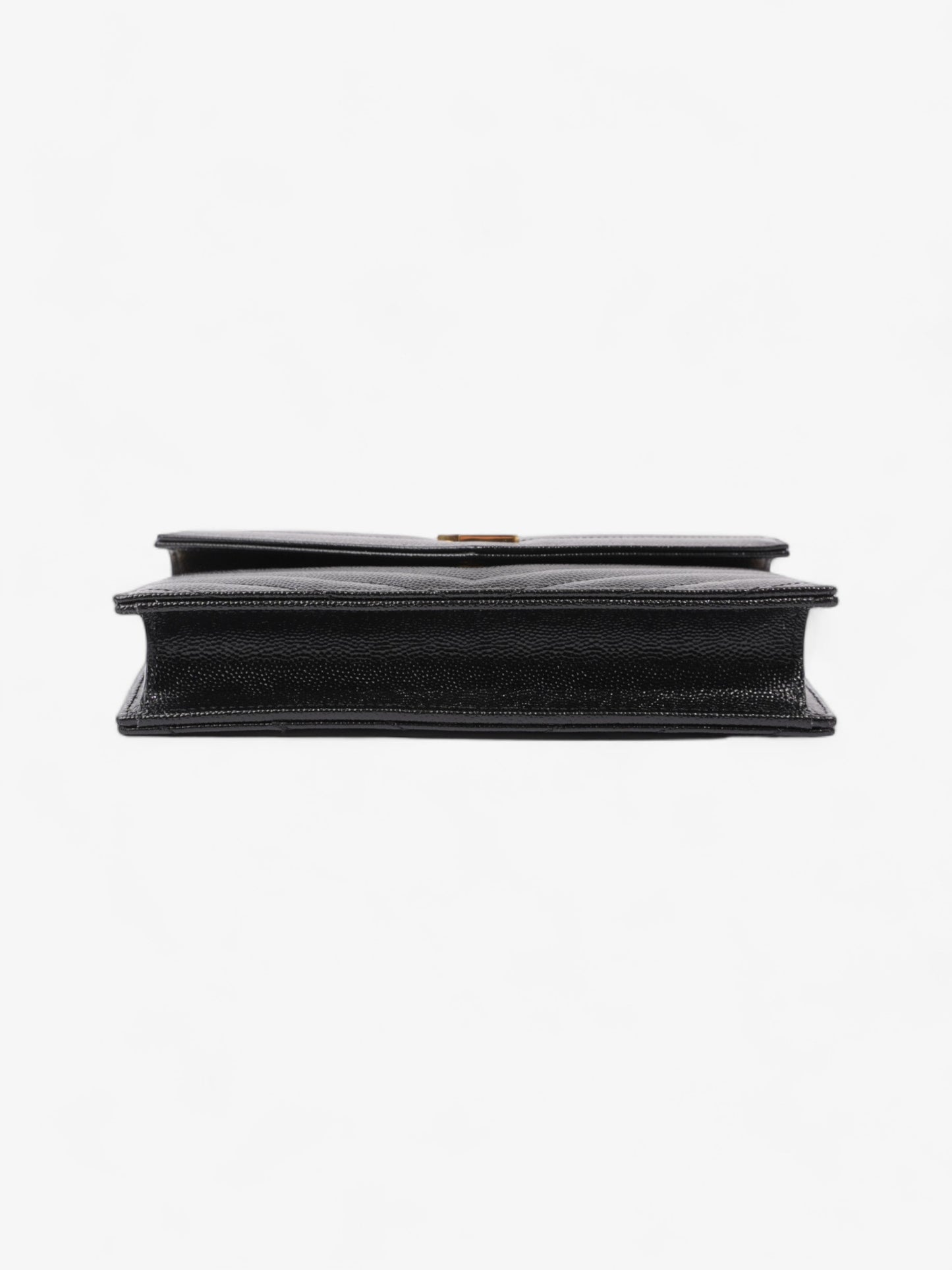 Saint Laurent Cassandra Black Matelasse Leather
