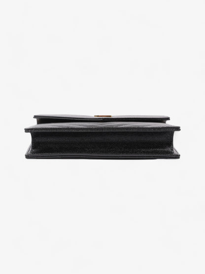 Saint Laurent Cassandra Black Matelasse Leather