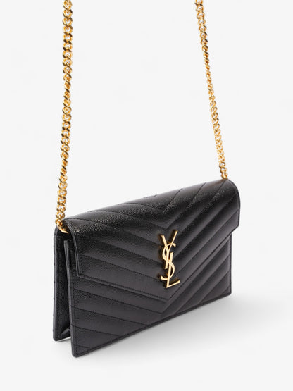Saint Laurent Cassandra Black Matelasse Leather