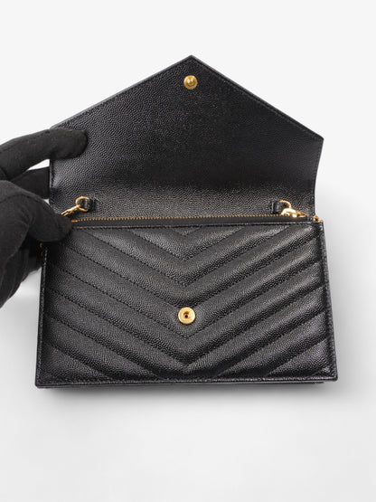 Saint Laurent Cassandra Black Matelasse Leather