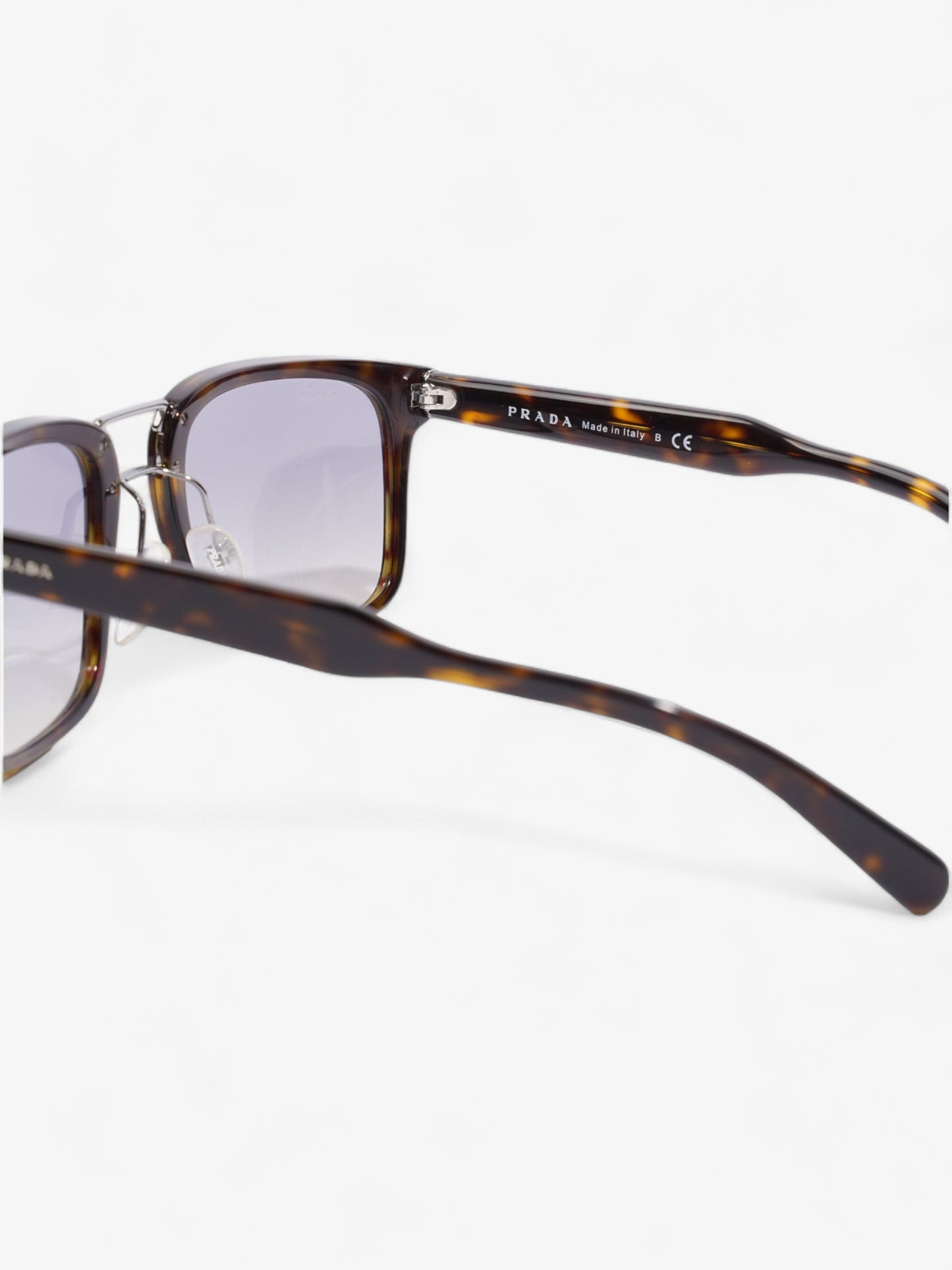 Prada Square Sunglasses Brown  Acetate 145mm