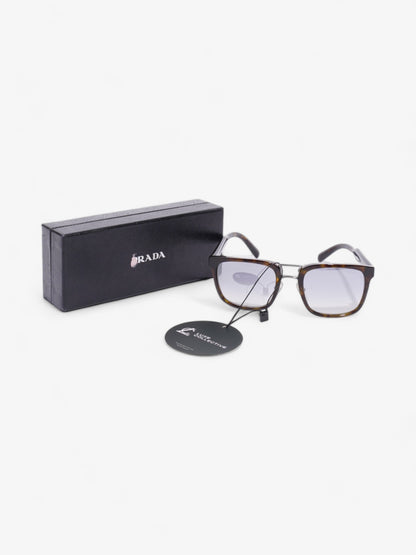Prada Square Sunglasses Brown  Acetate 145mm