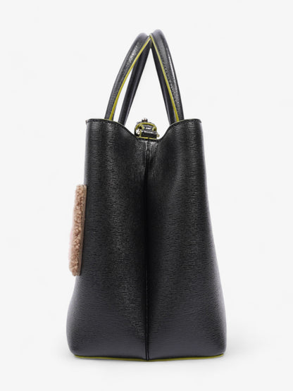 Fendi 2Jours Logo Bag Black / Multicoloured Leather Petite