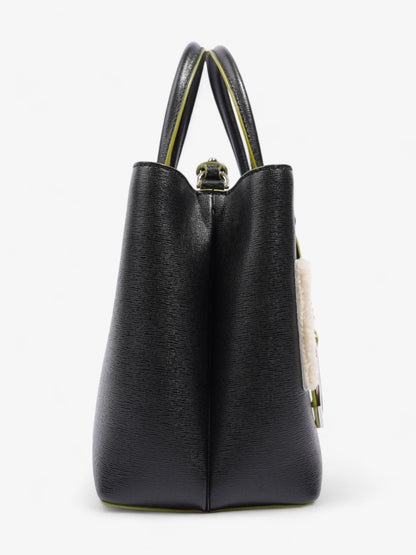 Fendi 2Jours Logo Bag Black / Multicoloured Leather Petite