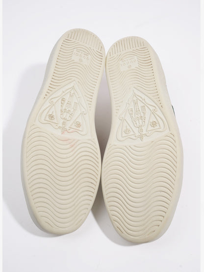 Gucci Ace Embroidered Bee Sneakers White / Green / Red Leather EU 38 UK 5