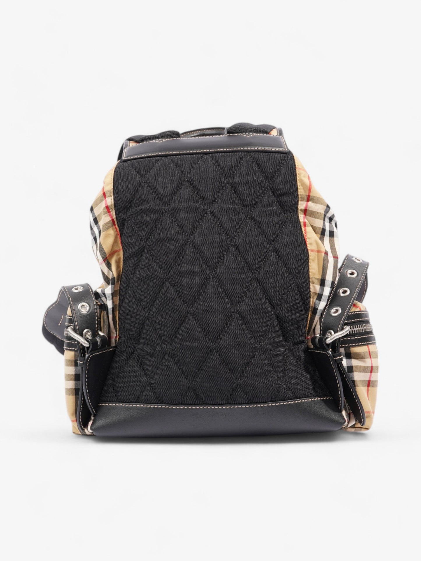 Burberry Check Backpack House Check Cotton Large