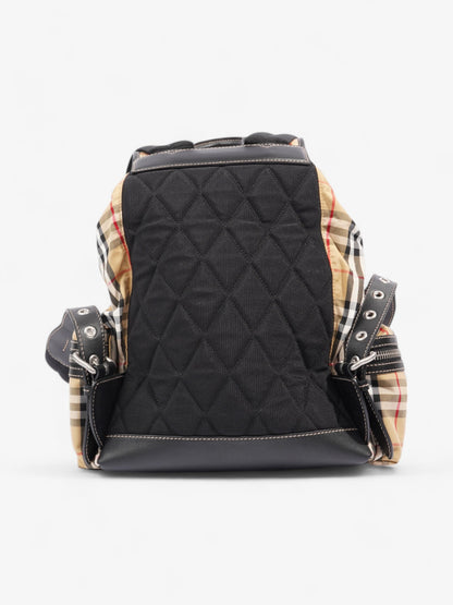 Burberry Check Backpack House Check Cotton Large