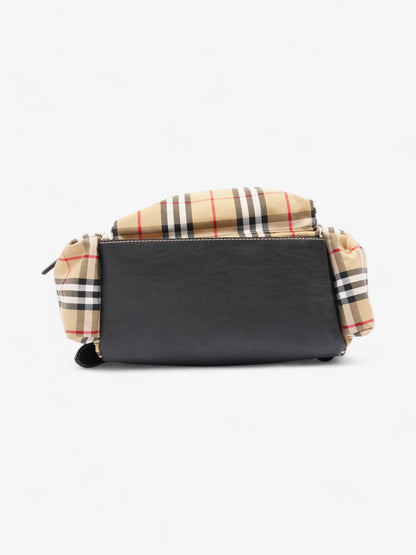 Burberry Check Backpack House Check Cotton Large