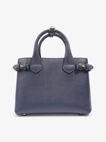 Burberry Banner Bag Ink Blue / House Check Calfskin Leather Small