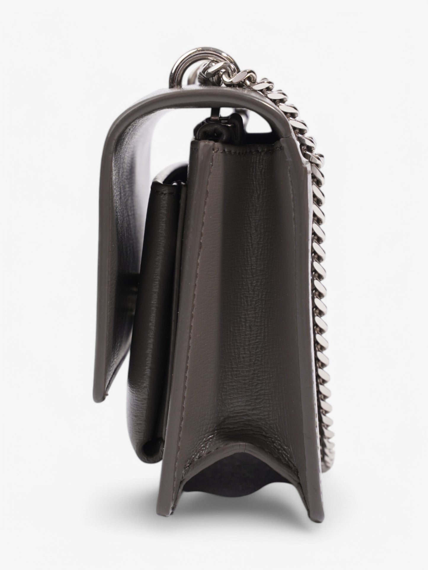 Saint Laurent Sunset Grey Leather Small