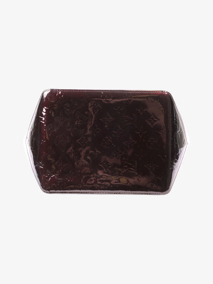 Louis Vuitton Bellevue Monogram Vernis / Amarante Vernis Leather PM