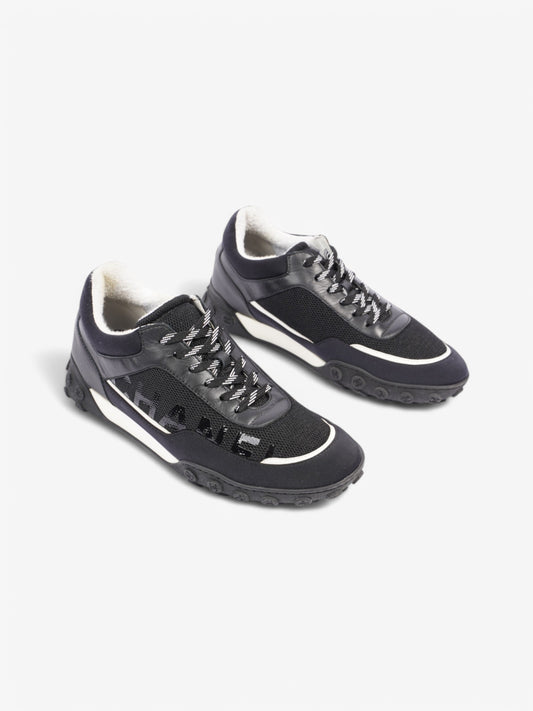 Chanel Low Top Sneaker Black / White Mesh EU 41 UK 8