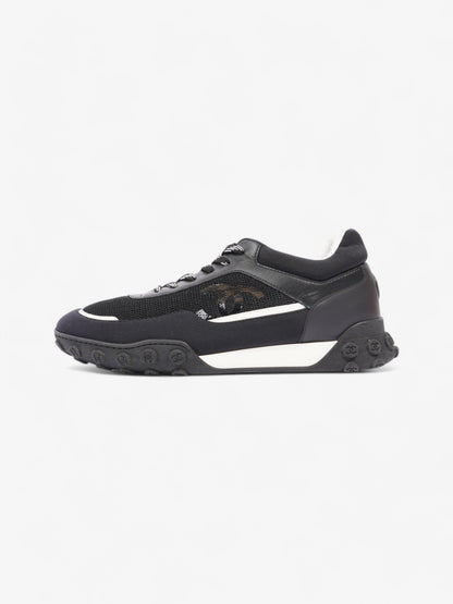 Chanel Low Top Sneaker Black / White Mesh EU 41 UK 8
