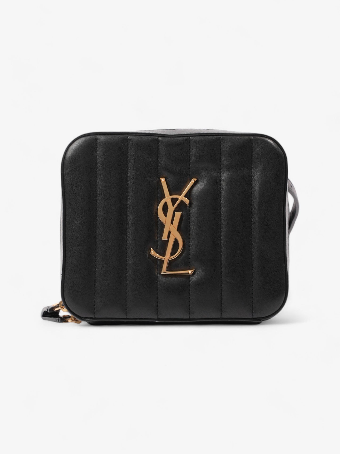 Saint Laurent Vicky Monogram Belt Bag Black Lambskin Leather