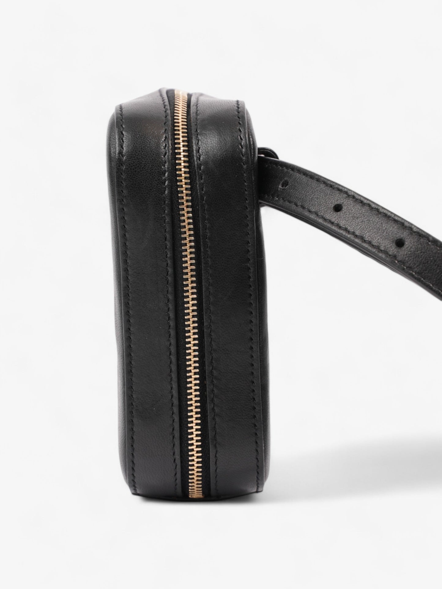 Saint Laurent Vicky Monogram Belt Bag Black Lambskin Leather