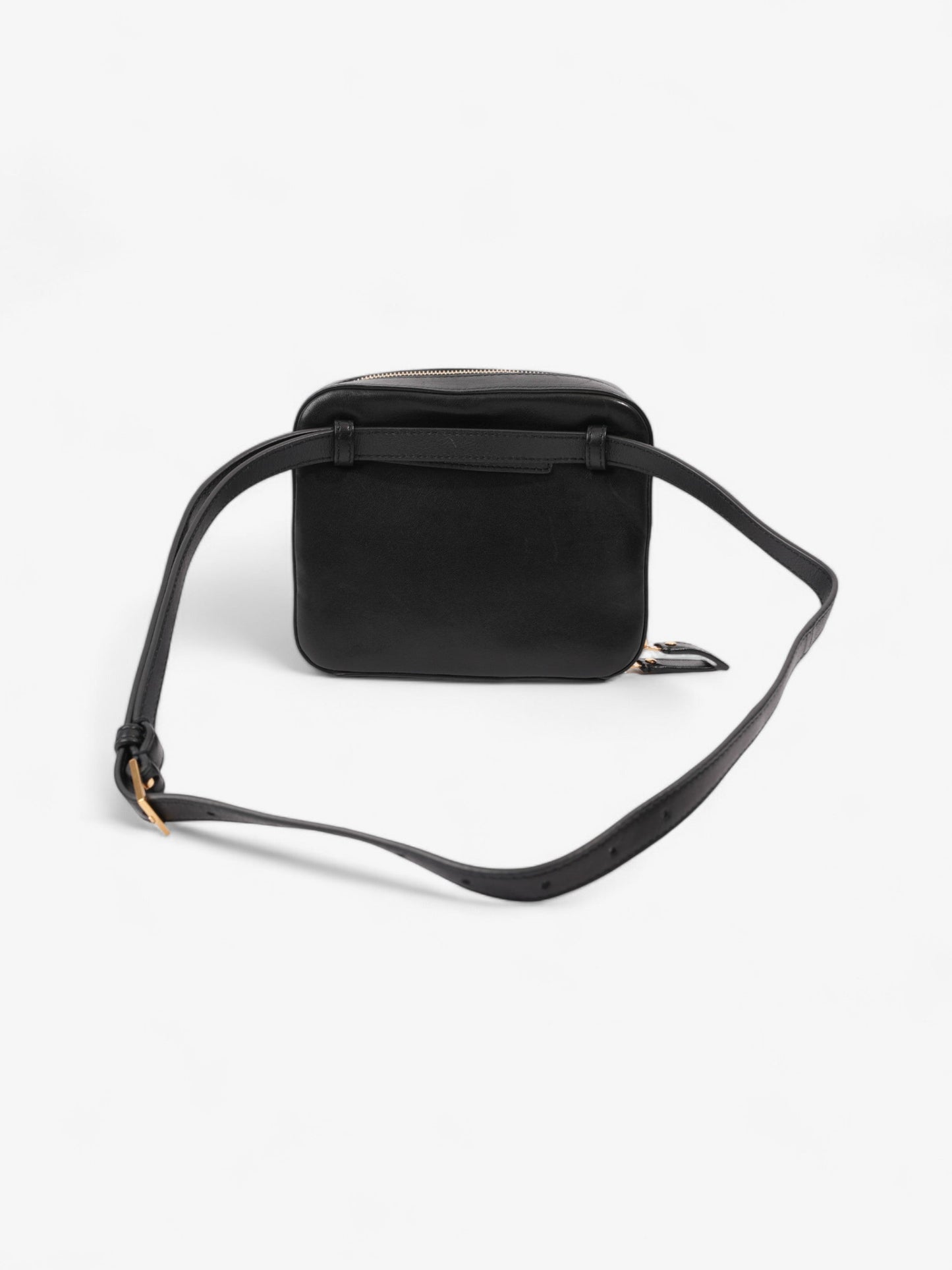 Saint Laurent Vicky Monogram Belt Bag Black Lambskin Leather