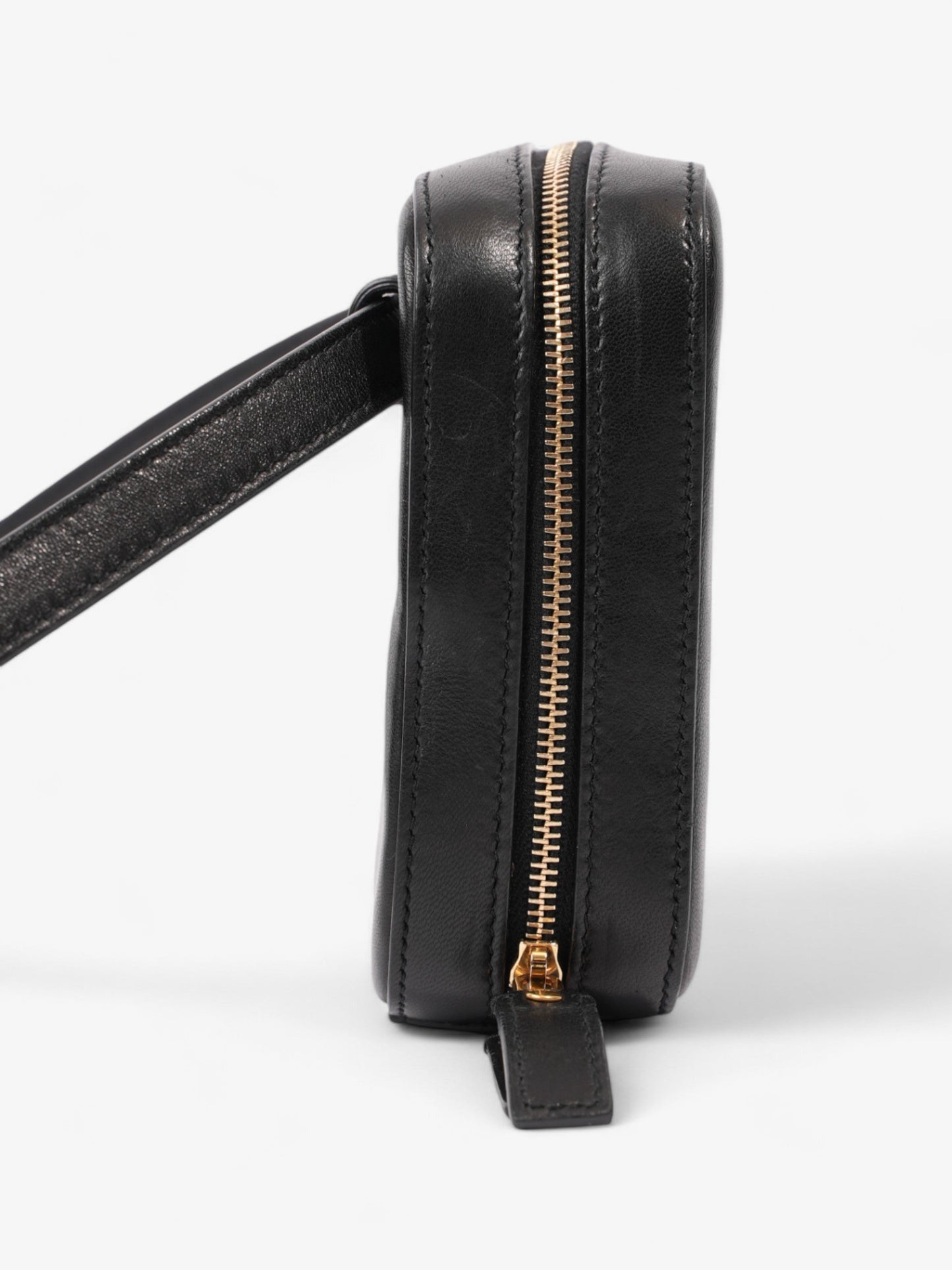 Saint Laurent Vicky Monogram Belt Bag Black Lambskin Leather