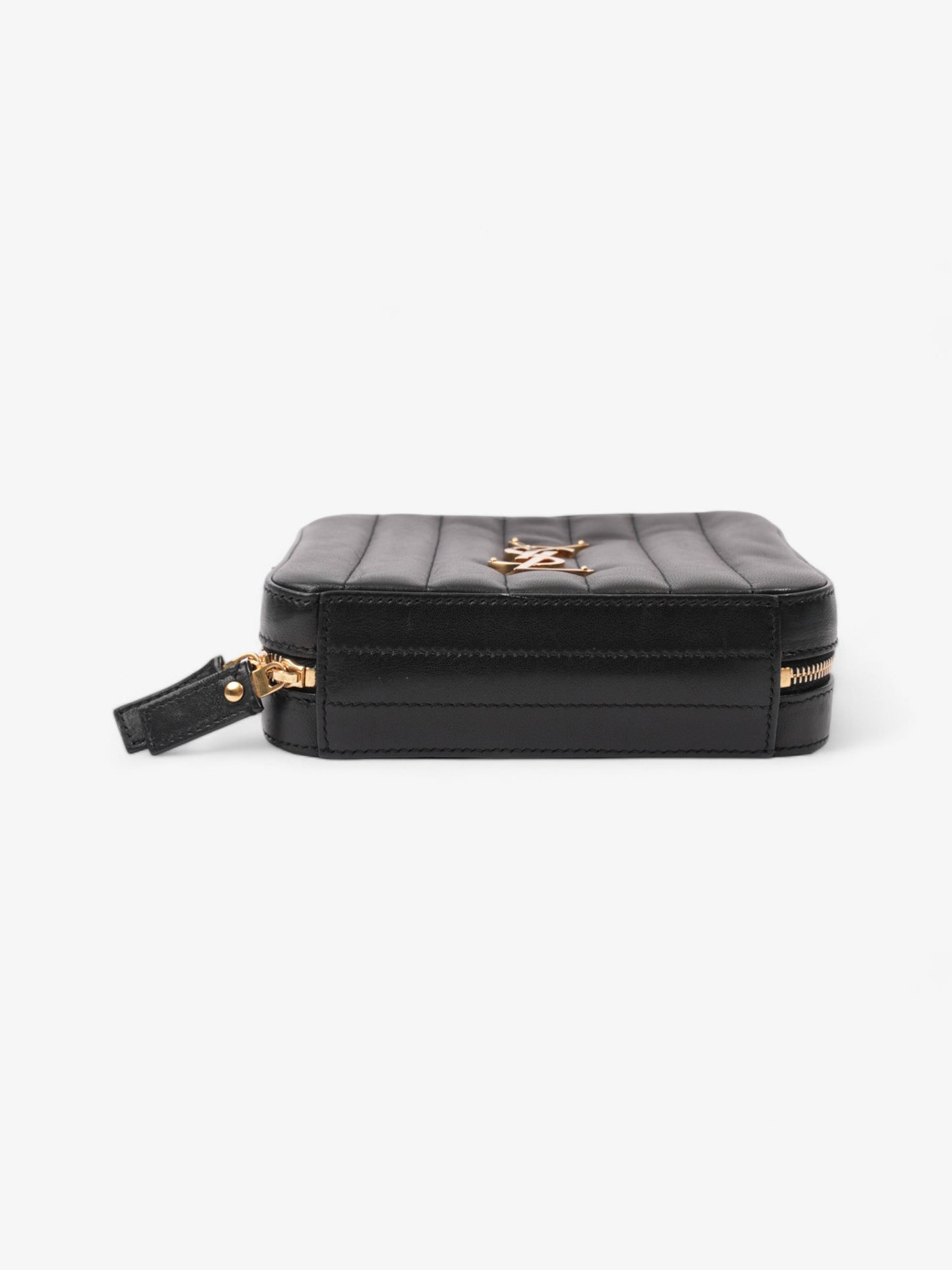 Saint Laurent Vicky Monogram Belt Bag Black Lambskin Leather