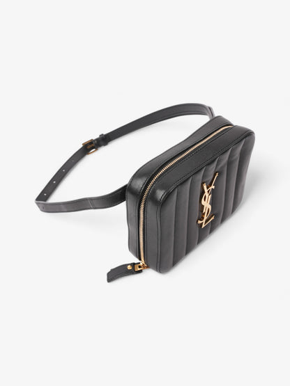 Saint Laurent Vicky Monogram Belt Bag Black Lambskin Leather