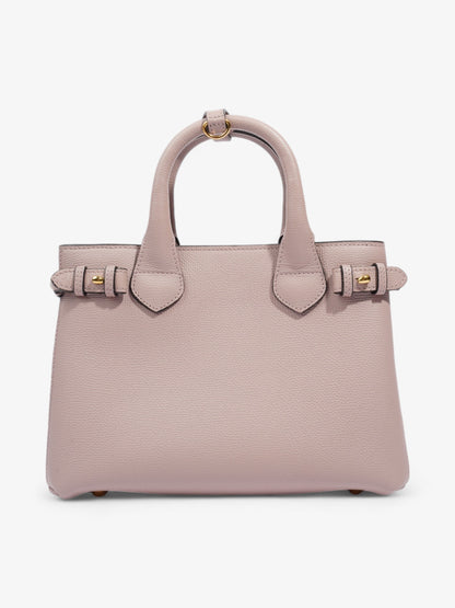 Burberry Banner Bag Pale Orchid / House Check Grained Leather Small