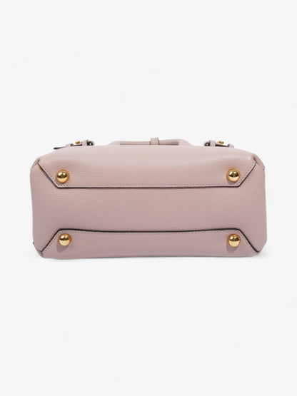 Burberry Banner Bag Pale Orchid / House Check Grained Leather Small