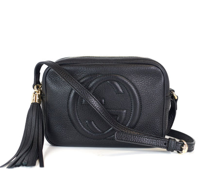 Gucci Soho Disco Grained Leather Small Crossbody Bag
