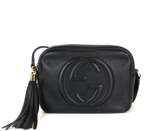 Gucci Soho Disco Grained Leather Small Crossbody Bag