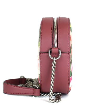 Gucci Blooms Monogram Coated Canvas Mini Crossbody Bag