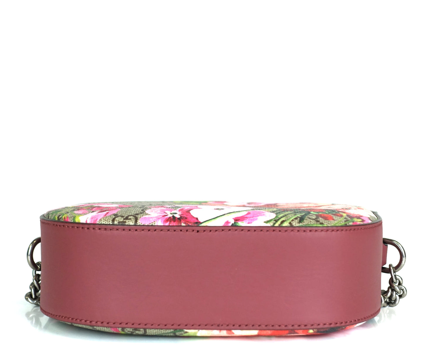 Gucci Blooms Monogram Coated Canvas Mini Crossbody Bag