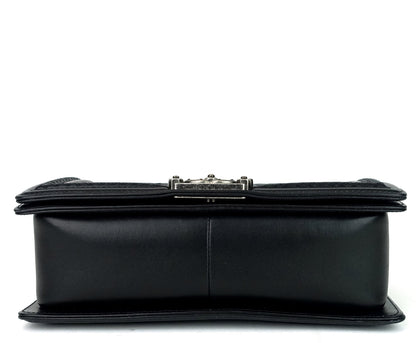 Chanel Boy Lattice Weave New Medium Leather Bag