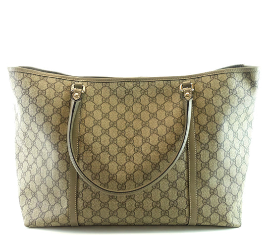 Gucci Joy Medium Supreme Monogram Canvas Tote Bag