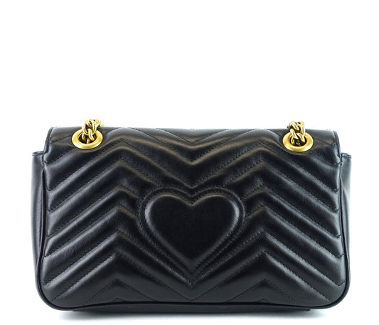 Gucci Marmont Matelasse Chevron Leather Small Bag