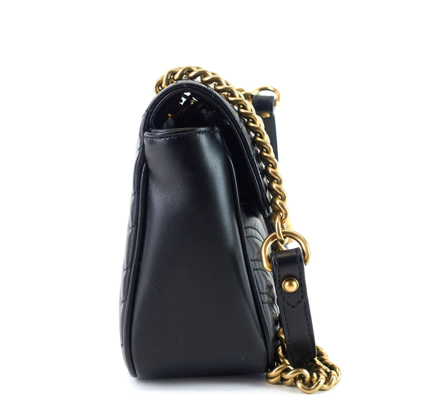 Gucci Marmont Matelasse Chevron Leather Small Bag