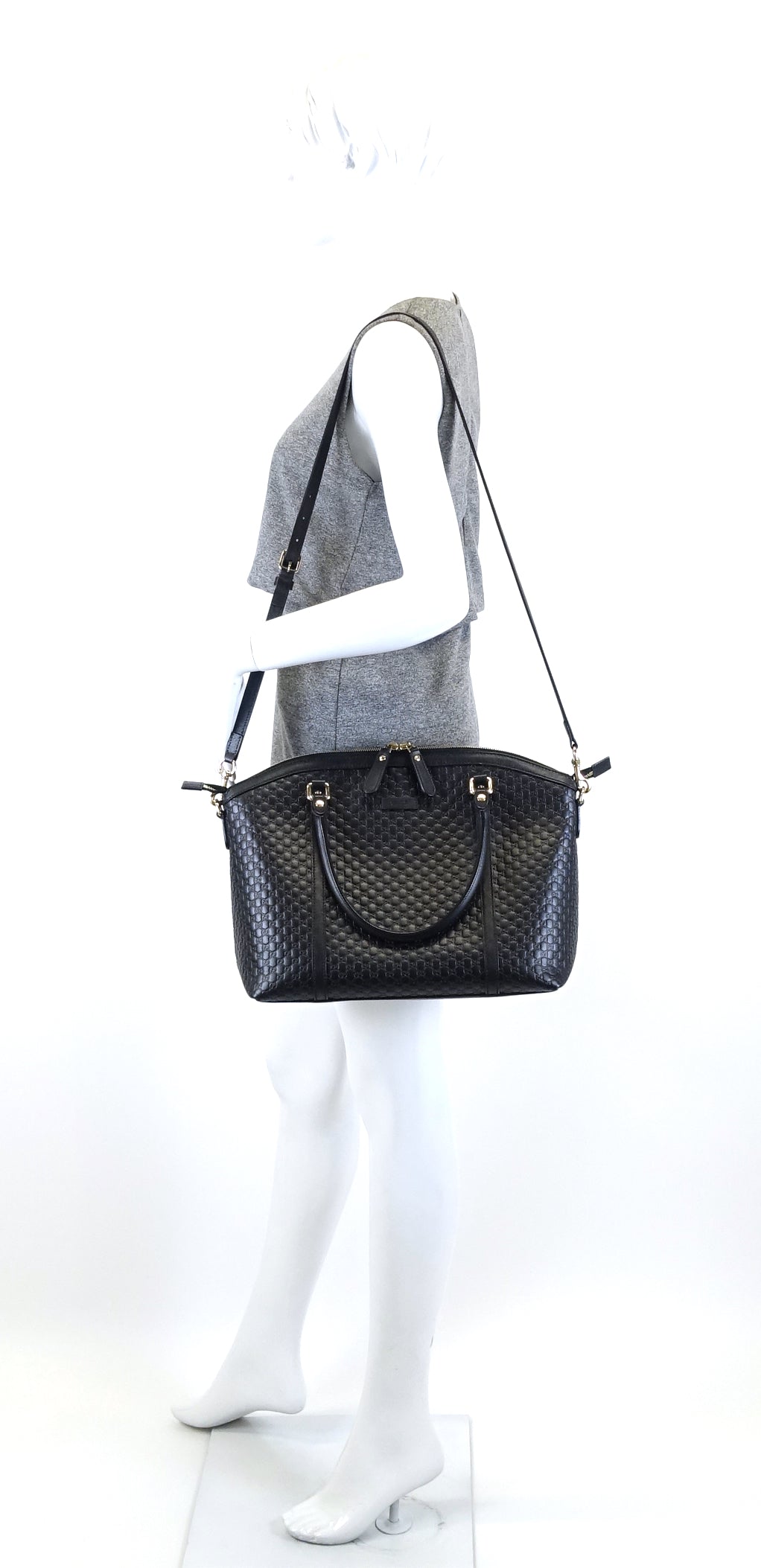 Gucci Dome Microguccissima Leather Satchel Bag