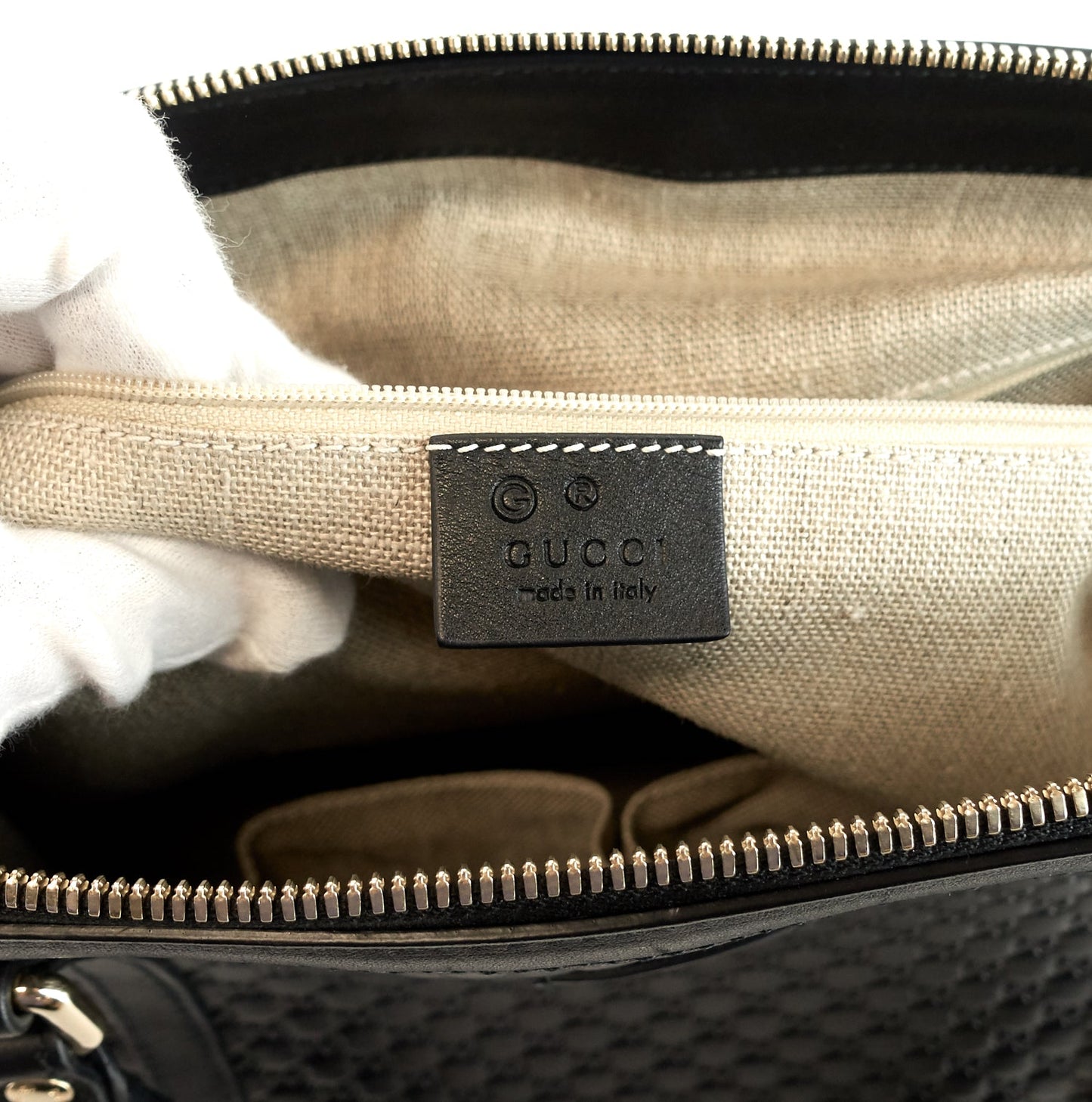 Gucci Dome Microguccissima Leather Satchel Bag