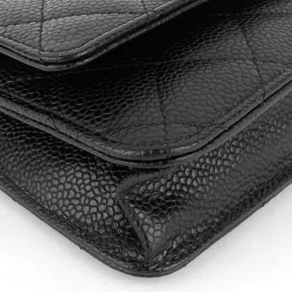 Chanel Wallet on Chain Caviar Leather Bag