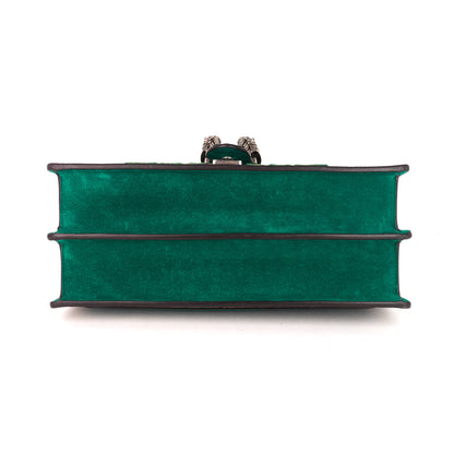 Gucci Dionysus Medium Suede and Embroidered Supreme Canvas Bag