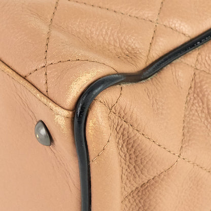 Chanel Boston Caviar Leather Travel Bag