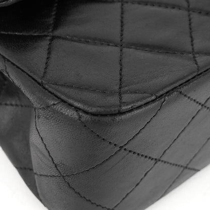 Chanel Double Flap Quilted Lambskin Leather Bag