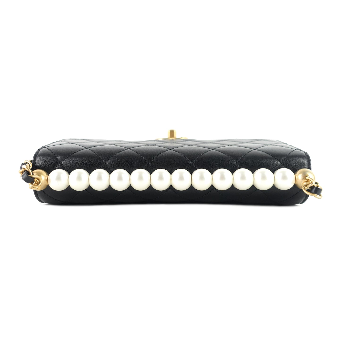 Chanel Chic Pearls Mini Lambskin Leather Bag