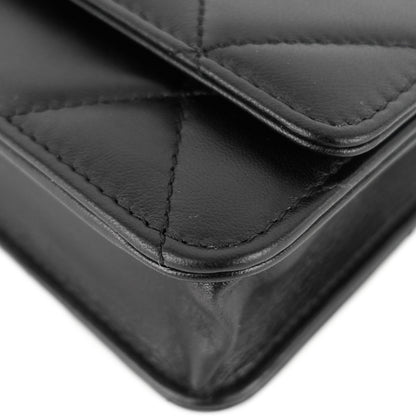 Chanel Trendy Large Lambskin Leather Wallet on Chain Bag