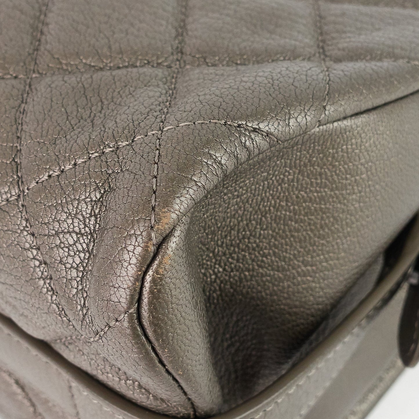 Chanel City Rock Large Goatskin Flap Bag